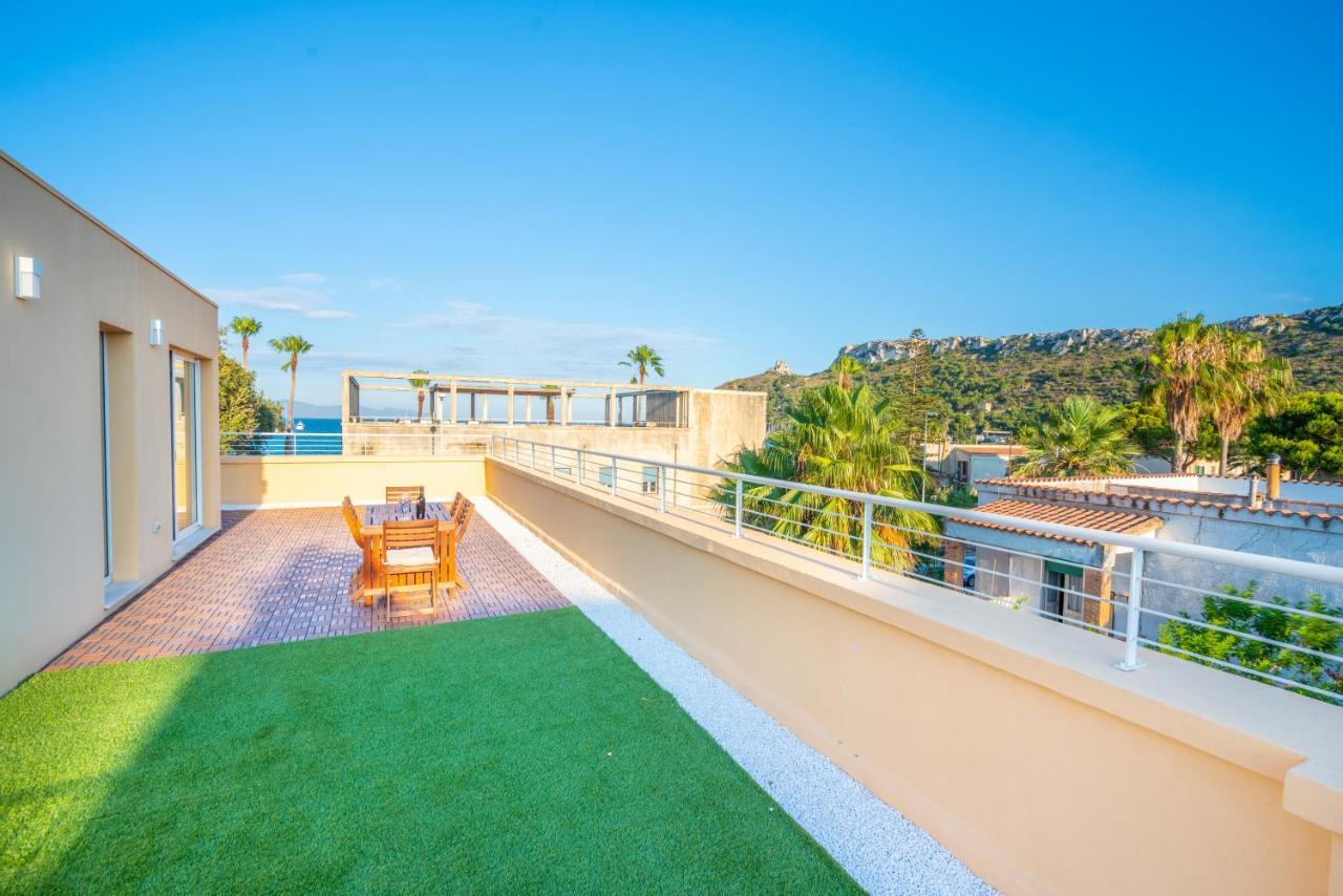 カリアリTerrazza Sella Del Diavolo - Vista Mare - Wifi Acアパートメント エクステリア 写真